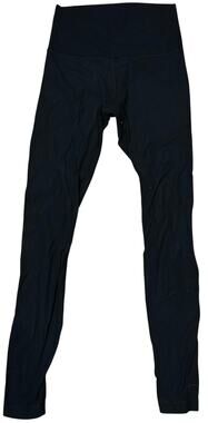 Lululemon Black Ribbed Leggings Size 4 Archival Y2K Revival Minimalist